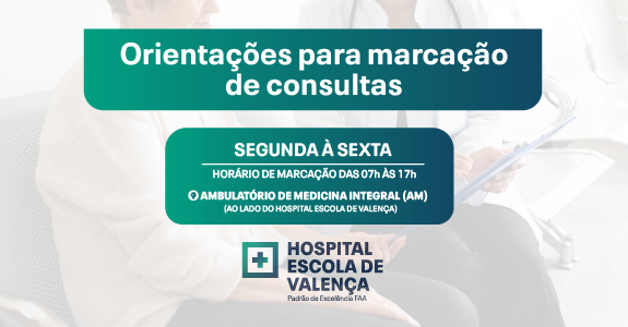 Orientações para marcação de consultas